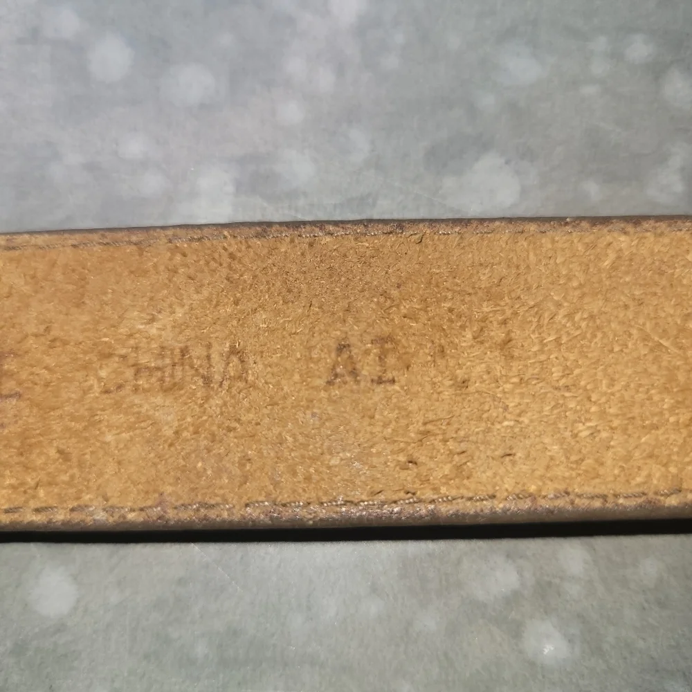 Oiled Chamois Cowhide Belt